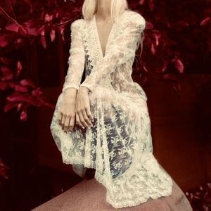 Scott McClintock Sheer Bohemian Dress size 12